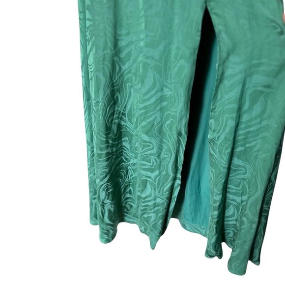 Free People x Revolve Gigi Dress Women's Size 0 Green Backless Elegant Slit NEW - Picture 6 of 8